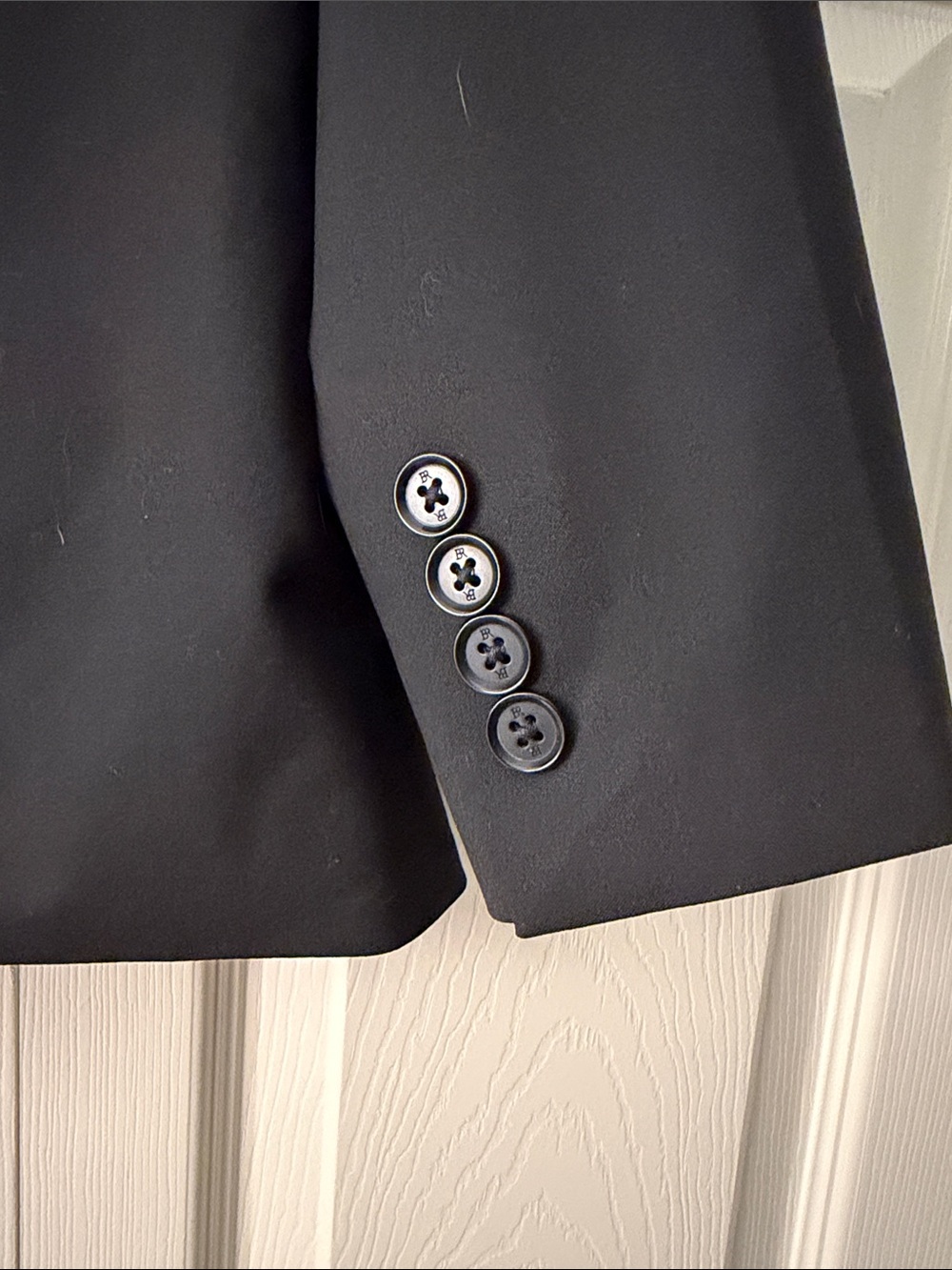 Banana Republic Women's Black Single-Button Suit Blazer - Picture 7 of 9